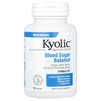 Aged Garlic Extract™, Blood Sugar Balance, Formula 112, 100 Capsules