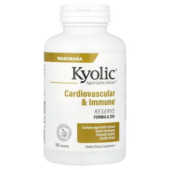 Aged Garlic Extract™, Cardiovascular & Immune, Reserve Formula 200, 120 Capsules (600 mg per Capsule)