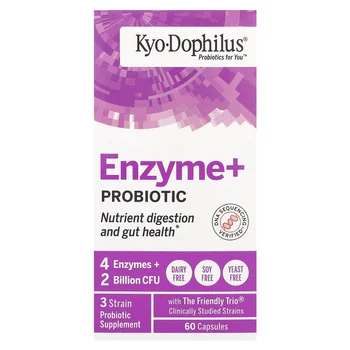 Kyo Dophilus, Enzyme + Probiotic, 60 Capsules