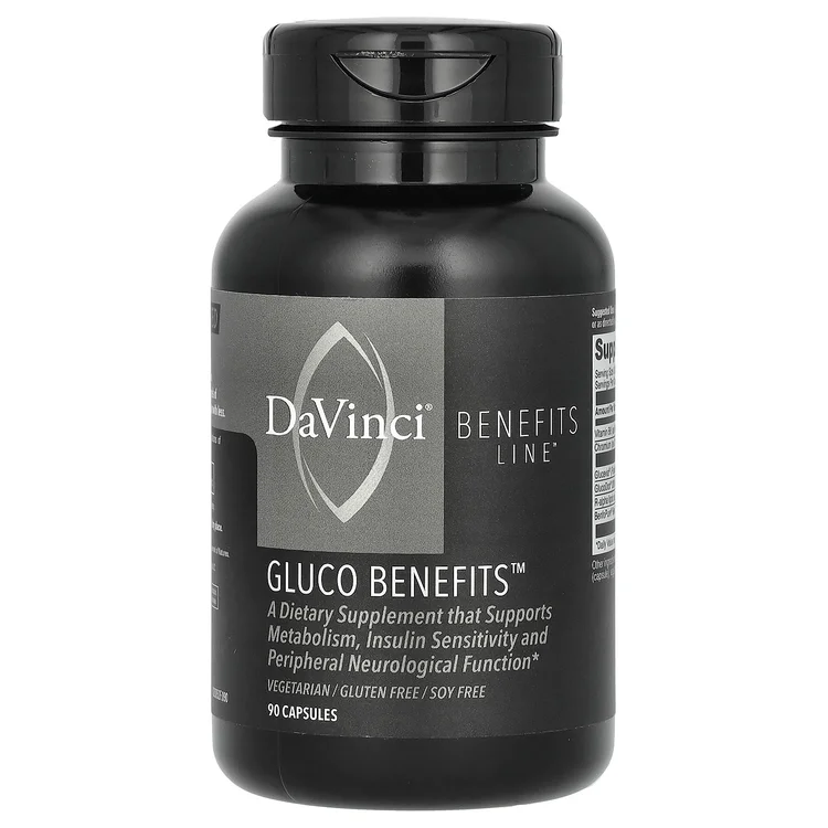 Benefits Line, Gluco Benefits, 90 Capsules image 1
