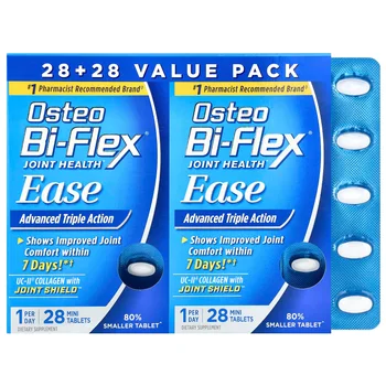 Joint Health, Ease, Advanced Triple Action, 2 Pack, 28 Mini Tablets Each