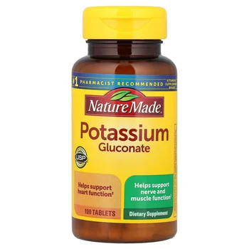 Potassium Gluconate, 90 mg, 100 Tablets
