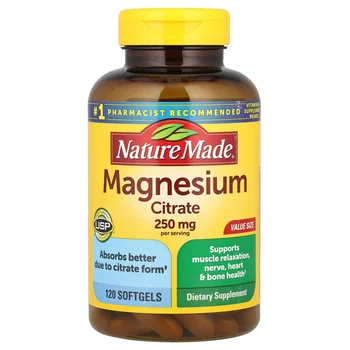 Magnesium Citrate, 120 Softgels (125 mg per Softgel)
