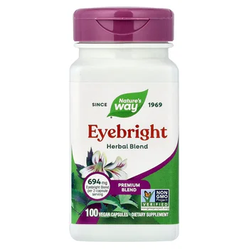 Eyebright, Herbal Blend, 100 Vegan Capsules
