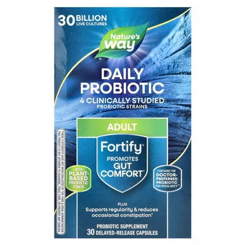 Fortify, Daily Probiotic, Adult, 30 Billion CFU, 30 Delayed-Release Capsules