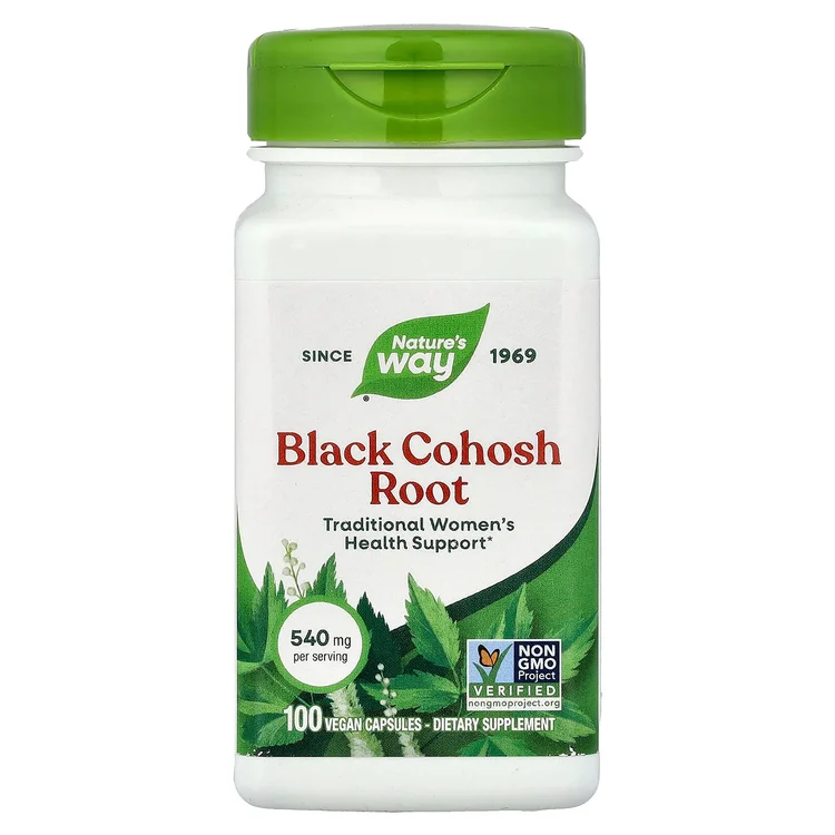Black Cohosh Root, 540 mg, 100 Vegan Capsules image 1