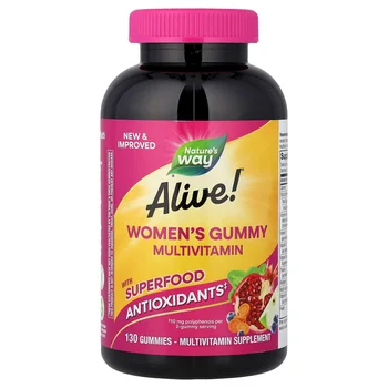 Alive!® Women's Gummy Multivitamin, Mixed Berry, 130 Gummies