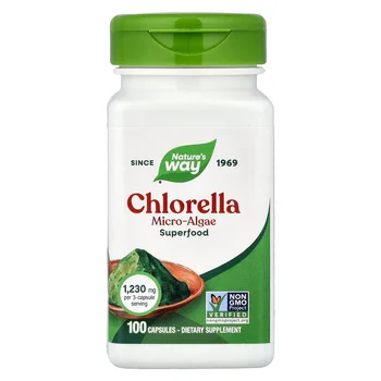 Chlorella Micro-Algae, 100 Capsules (410 mg per Capsule)