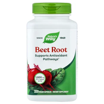 Beet Root, 320 Vegan Capsules (500 mg Per capsule)