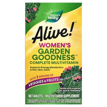 Alive!® Women's Garden Goodness™ Complete Multivitamin, 60 Tablets