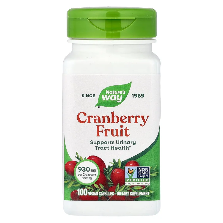 Cranberry Fruit, 100 Vegan Capsules (465 mg per Capsule) image 1
