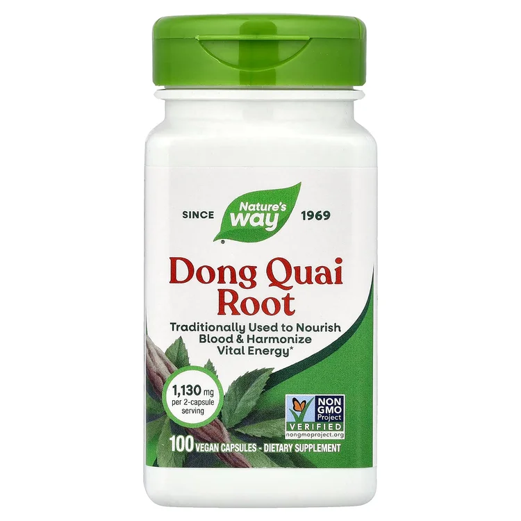 Dong Quai Root, 100 Vegan Capsules (565 mg per Capsule) image 1