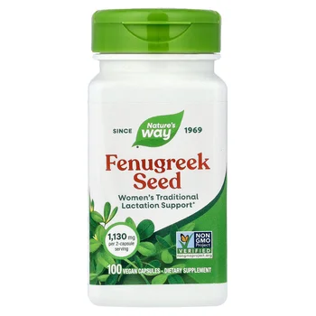 Fenugreek Seed, 100 Vegan Capsules (565 mg per Capsule)