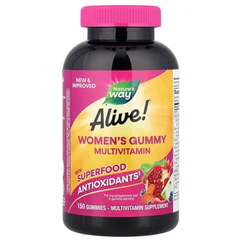 Alive!® Women's Gummy Multivitamin, Mixed Berry, 150 Gummies