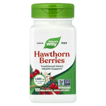 Hawthorn Berries, 100 Vegan Capsules (360 mg per Capsule)