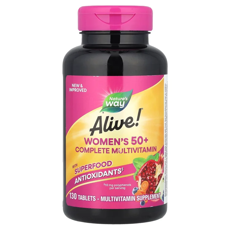 Alive! Women's 50+ Complete Multivitamin, 130 Tablets image 1