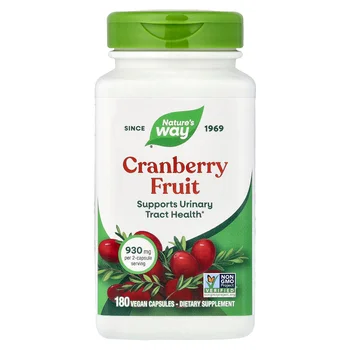 Cranberry Fruit, 180 Vegan Capsules (465 mg per Capsule)