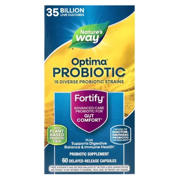 Optima® Probiotic, Fortify®, Gut Comfort, 35 Billion, 60 Delayed-Release Capsules