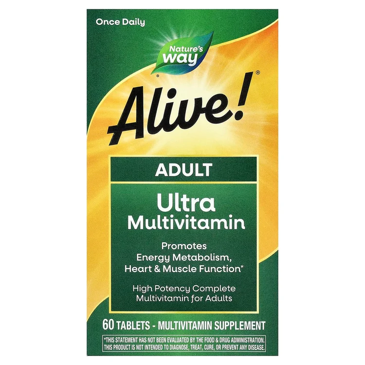 Alive!® Adult Ultra Multivitamin, 60 Tablets image 1
