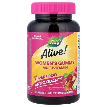 Alive!® Women's Gummy Multivitamin, Mixed Berry, 60 Gummies
