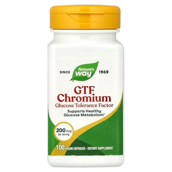 GTF Chromium, 200 mcg, 100 Vegan Capsules