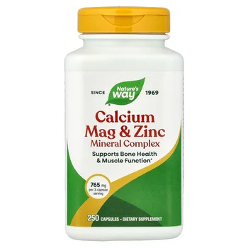 Calcium, Mag & Zinc Mineral Complex, 250 Capsules