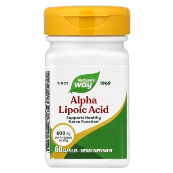 Alpha Lipoic Acid, 60 Capsules (200 mg per Capsule)
