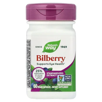 Bilberry, Standardized Extract, 60 Vegan Capsules