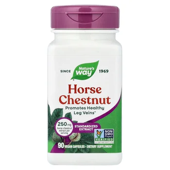 Horse Chestnut, Standardized Extract, 90 Vegan Capsules