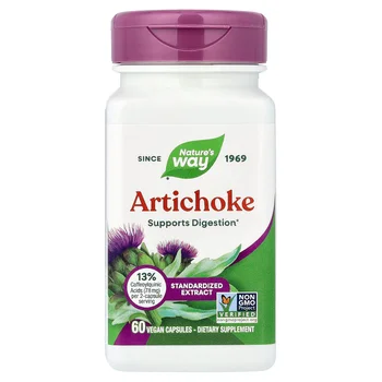 Artichoke, Standardized Extract, 60 Vegan Capsules