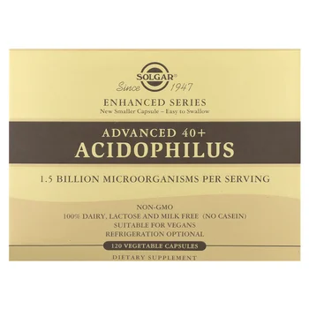 Advanced 40+ Acidophilus, 120 Vegetable Capsules