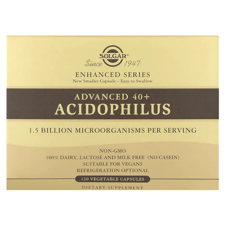 Advanced 40+ Acidophilus, 120 Vegetable Capsules image 1