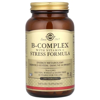 B-Complex with Vitamin C Stress Formula, 250 Tablets