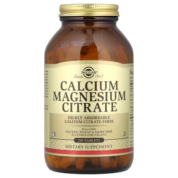 Calcium Magnesium Citrate, 250 Tablets