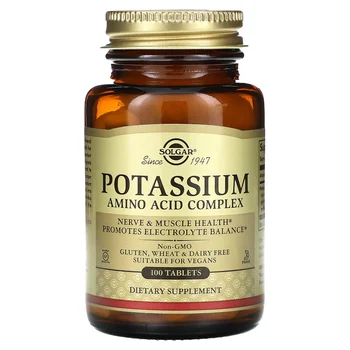 Potassium Amino Acid Complex, 100 Tablets (99 mg per Tablet)