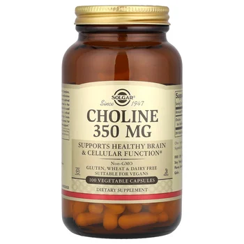 Choline, 350 mg, 100 Vegetable Capsule