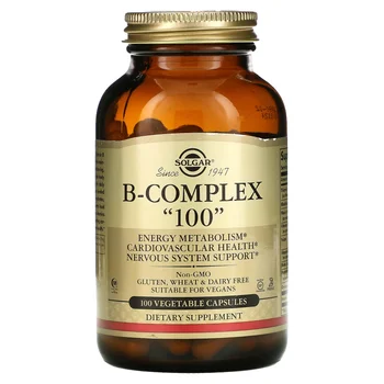B-Complex "100", 100 Vegetable Capsules