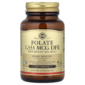Folate, 1,333 mcg DFE, 100 Tablets