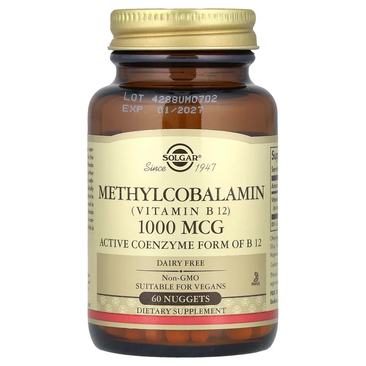 Methylcobalamin (Vitamin B12), 1,000 mcg, 60 Nuggets image 1
