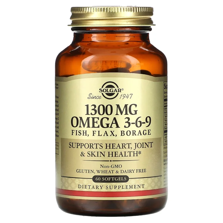 Omega 3-6-9, 1,300 mg, 60 Softgels image 1