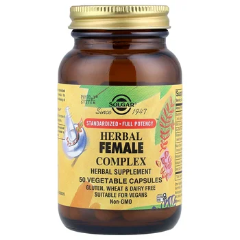 Herbal Female Complex, 50 Vegetable Capsules