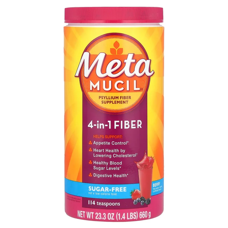 4-In-1 Fiber, Berry, 23.3 oz (660 g) image 1