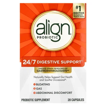 24/7 Digestive Support, Probiotic Supplement, 28 Capsules