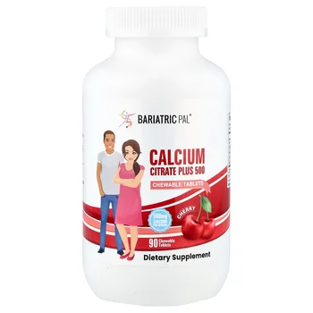 Calcium Citrate Plus 500, Cherry , 90 Chewable Tablets