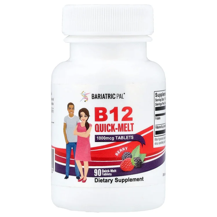 B12 Quick Melt, Berry, 90 Quick-Melt Tablets image 1