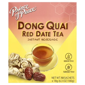 Dong Quai Red Date Tea, Caffeine Free, 10 Sachets, 6.3 oz (180 g)