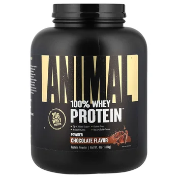 100% Whey Protein™ Powder, Chocolate Fudge, 4 lb (1.81 kg)