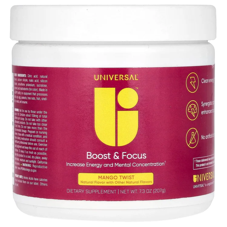 Boost & Focus, Mango Twist, 7.3 oz (207 g) image 1