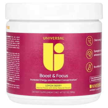 Boost & Focus, Lemon Berry , 6.7 oz (189 g)
