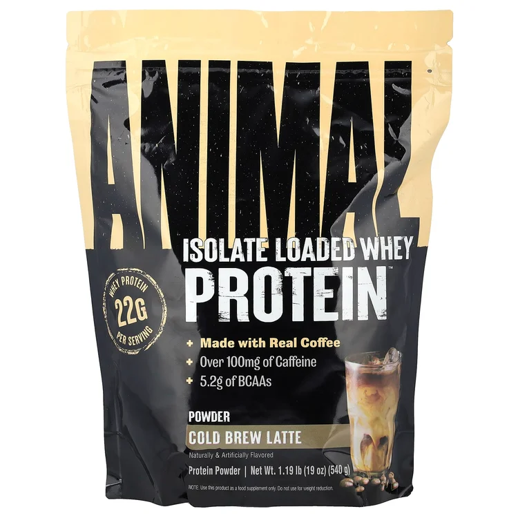 Isolate Loaded Whey Protein™ Powder, Cold Brew Latte, 1.19 lb (540 g) image 1